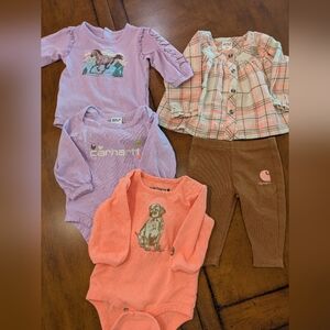 Carhartt Baby Girl 3M Bundle